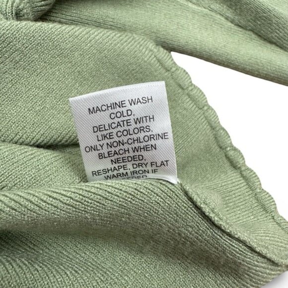 LA Hearts Sage Long Sleeve Knit Top w/Tie Front Women’s size small - Picture 8 of 9